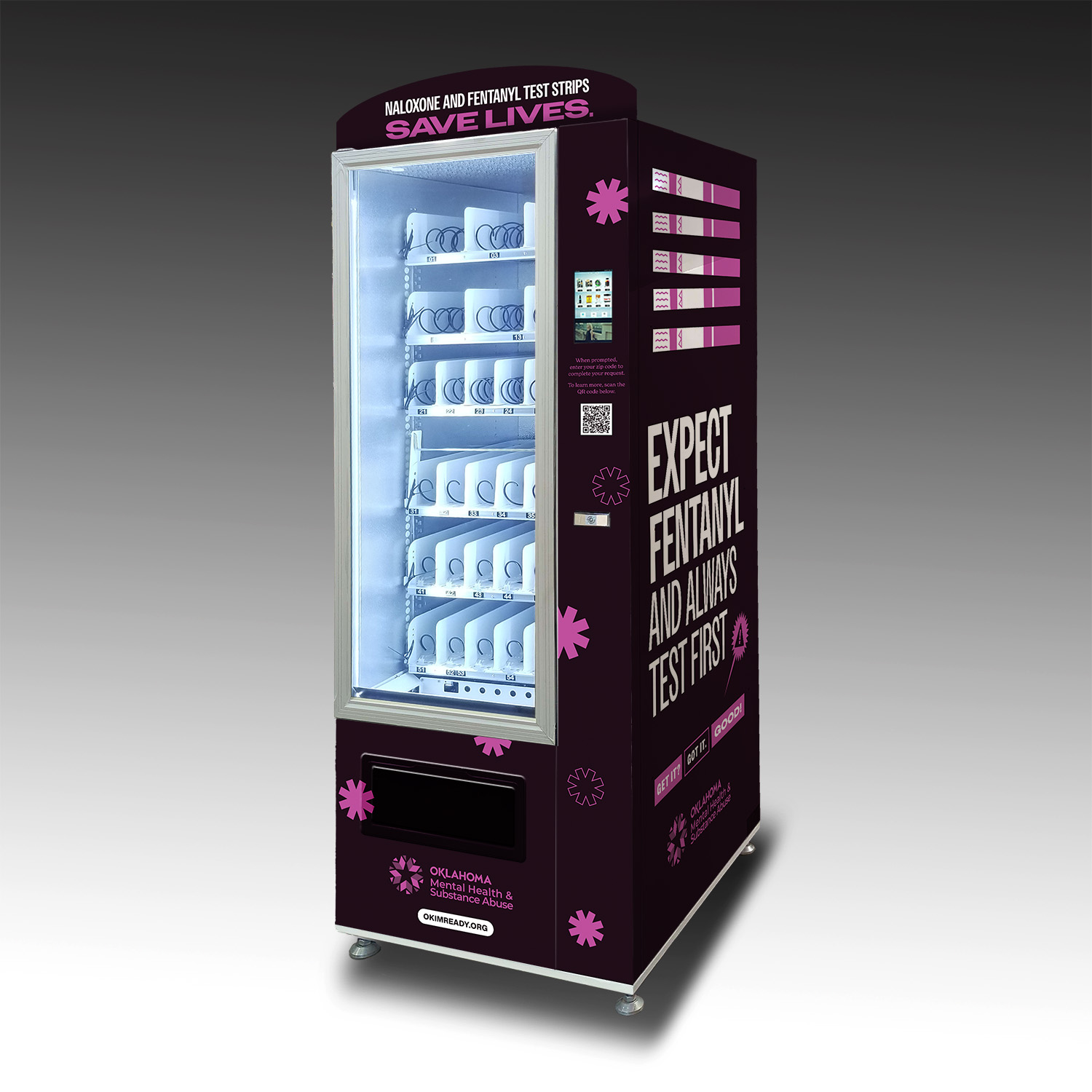 OMHSA Harm Reduction Rescue vending machine